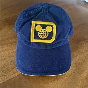 Disney Navy Cap with Gold Embroidery